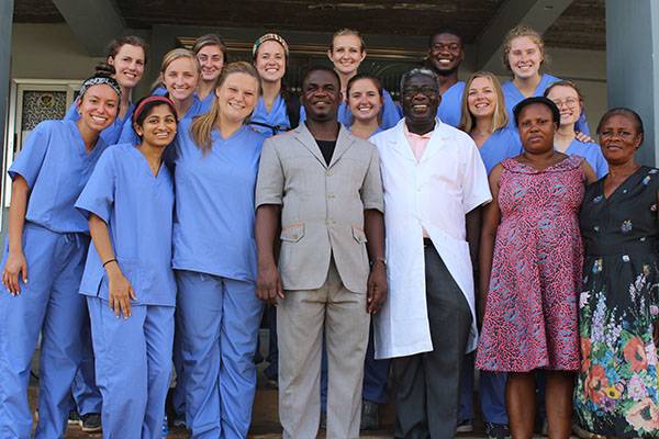 UGA faculty and students in Ghana