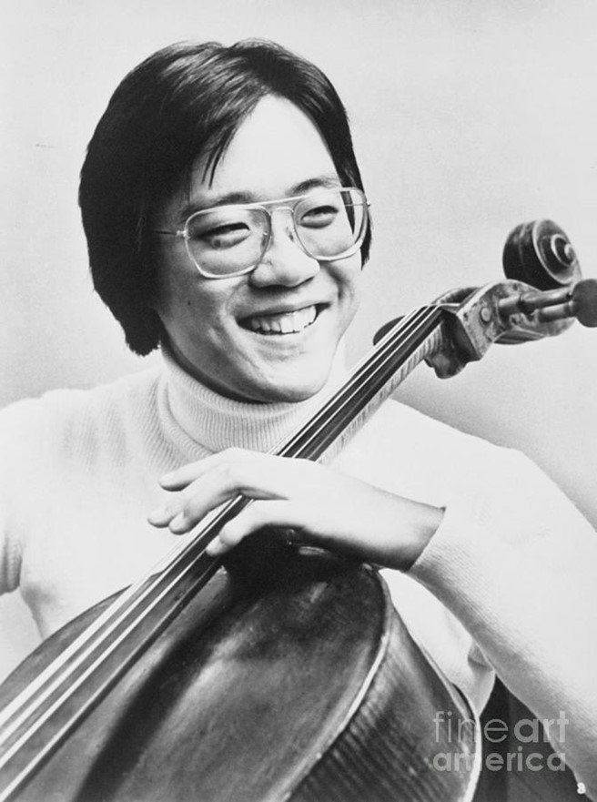 Yo-Yo Ma with his cello