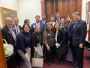 A group of people from the GA Agribusiness Council in a group photo.