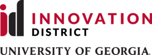 Logo for the Innovation District at the University of Georgia.